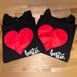 Best friend matching shirts, size medium